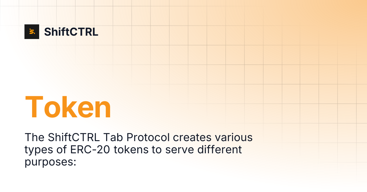 Token | ShiftCTRL
